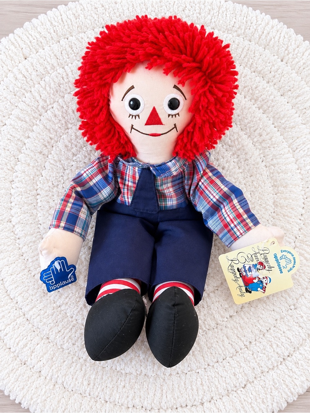 Vintage Applause Raggedy Andy Cloth Doll
NWT
